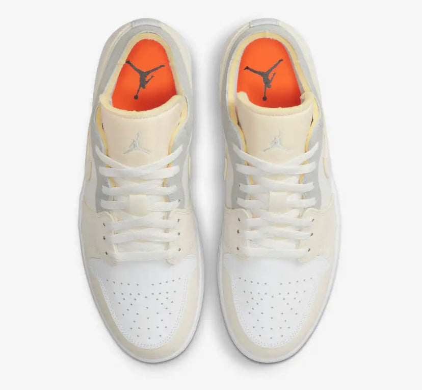 Air Jordan 1 Low Inside Out Cream White Light Grey