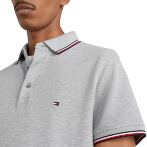 CAMISETA POLO MASCULINA TMH 1985 SLIM DETALHE MANGA