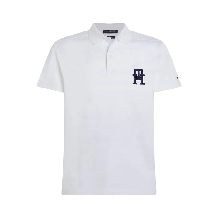 CAMISETA POLO MASCULINA TOMMY HILFIGER MONOGRAMA TH REGULAR