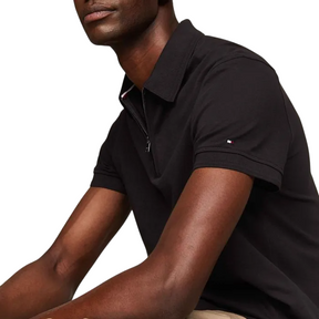 CAMISETA POLO MASCULINA TMH CARCELA COM ZÍPER SLIM FIT