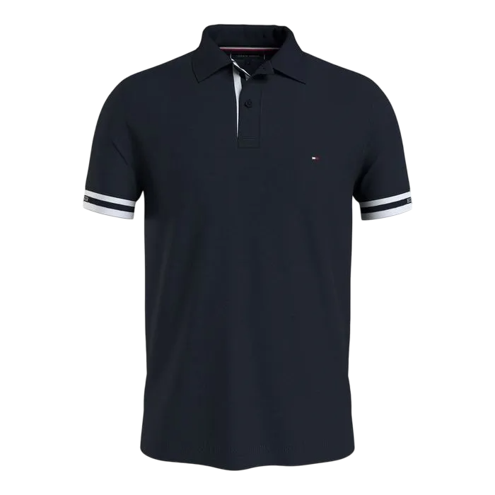 CAMISETA POLO MASCULINA TMH MONOTYPE PUNHOS SLIM FIT