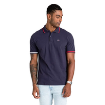 CAMISETA POLO MASCULINA CLÁSSICA PUNHOS TOMMY JEANS