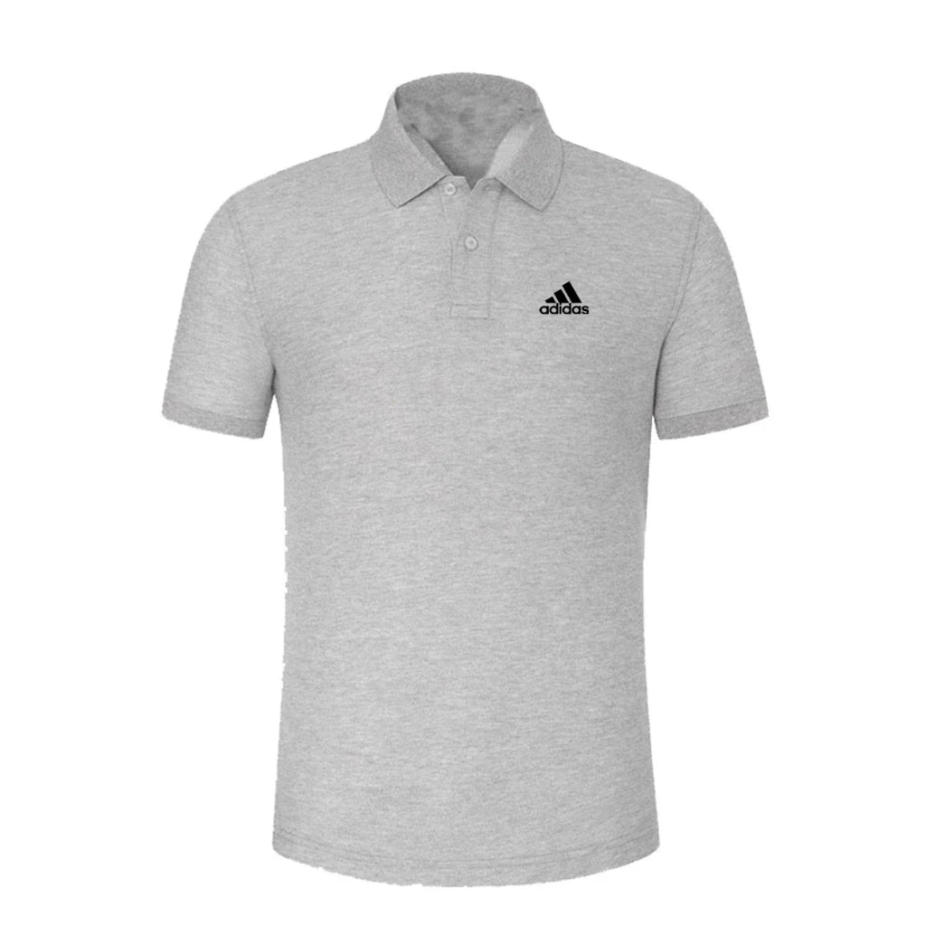 CAMISETA POLO MASCULINA RESPIRÁVEL ADIDAS