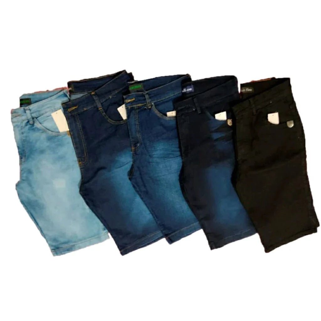 BERMUDA JEANS MASCULINA PLUS SIZE