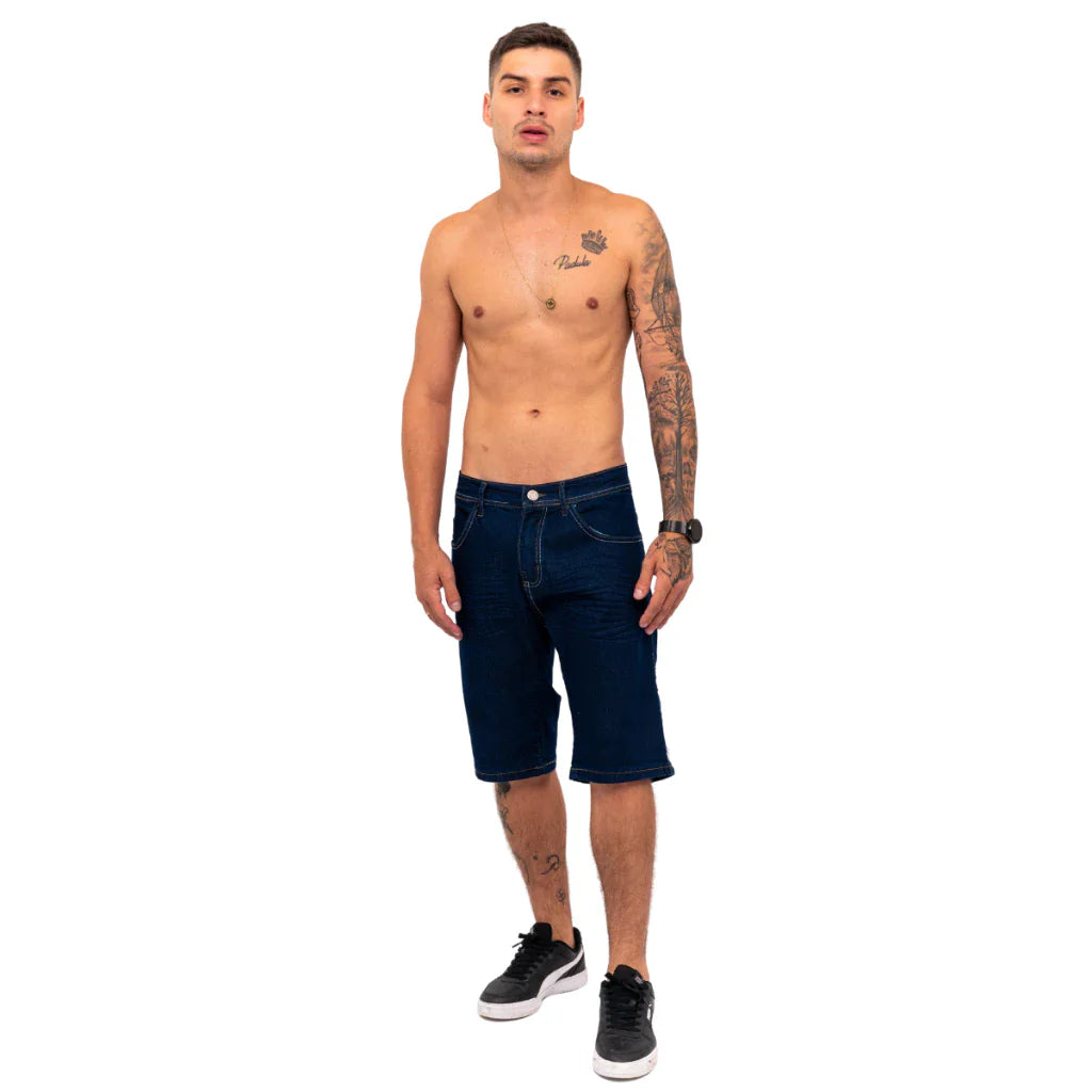 BERMUDA MASCULINA SLIM FIT