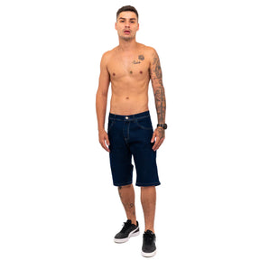 BERMUDA MASCULINA JEANS SLIM FIT