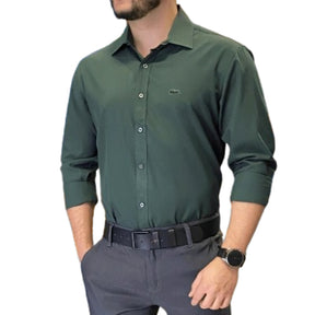 Camisa Social LCT Slim Manga Longa