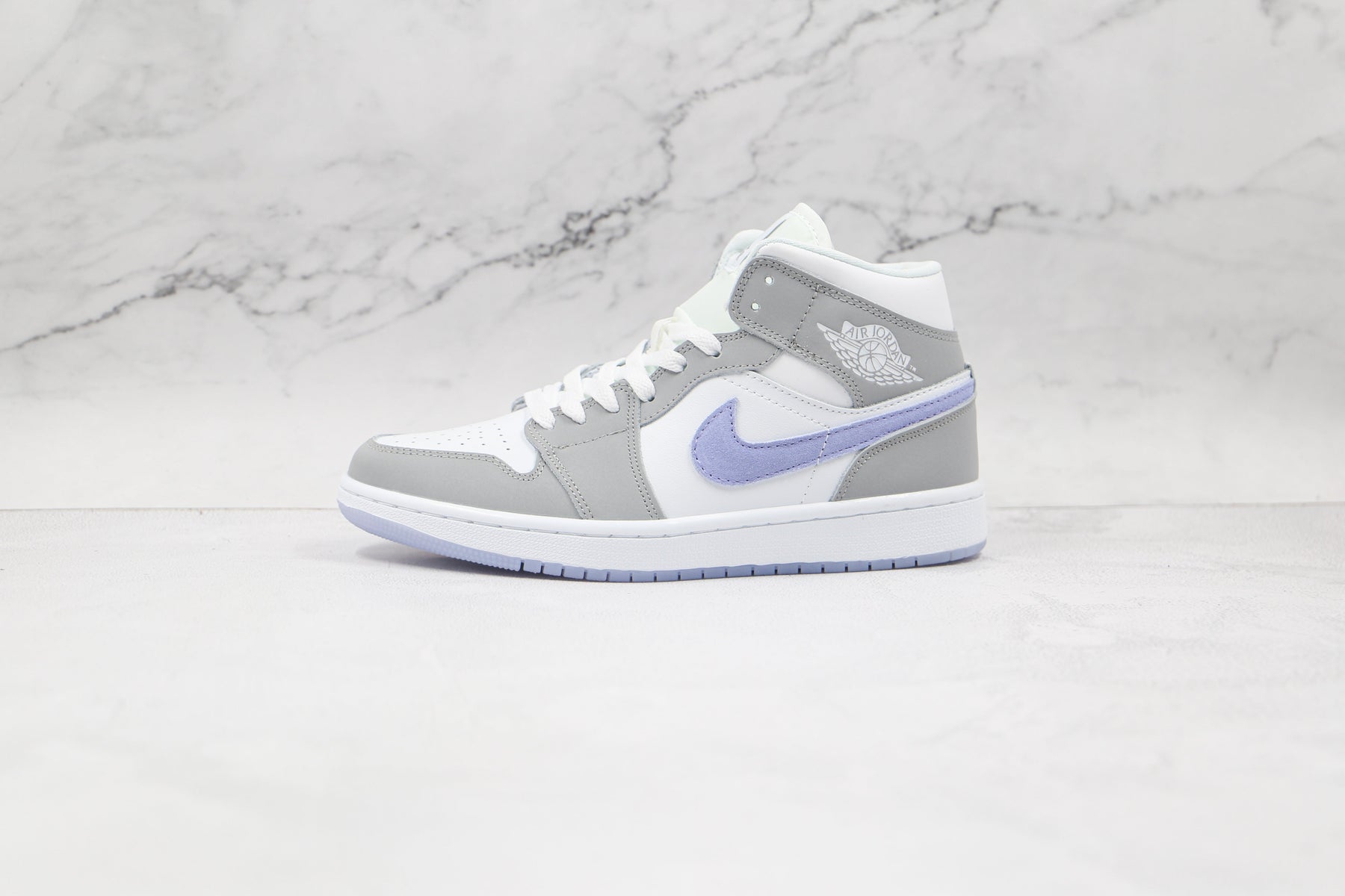 Jordan 1 Mid Wolf Grey Aluminum