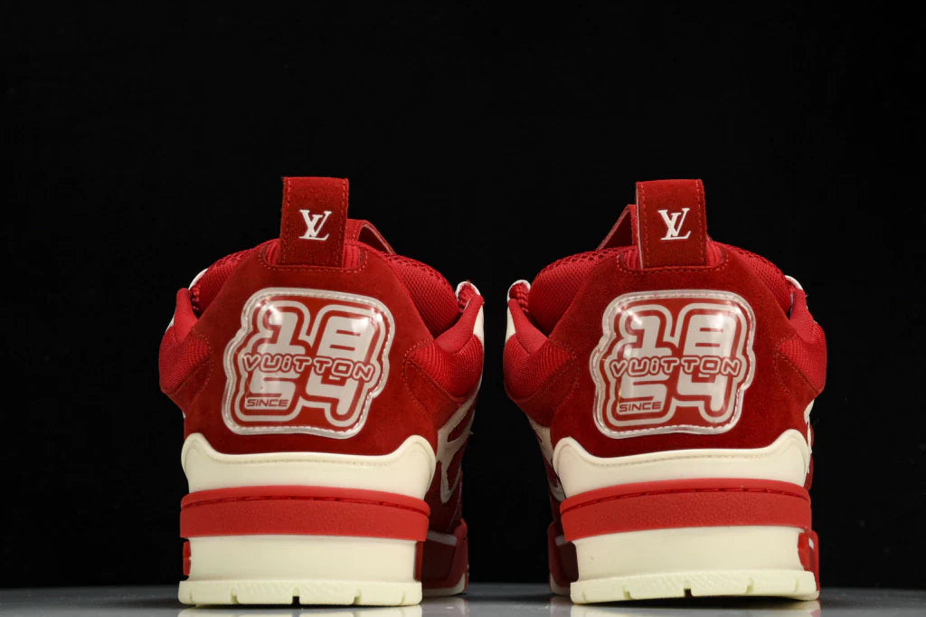 Tênis Louis Vuitton LV Skate Sneaker Red -  Com Caixa da LV