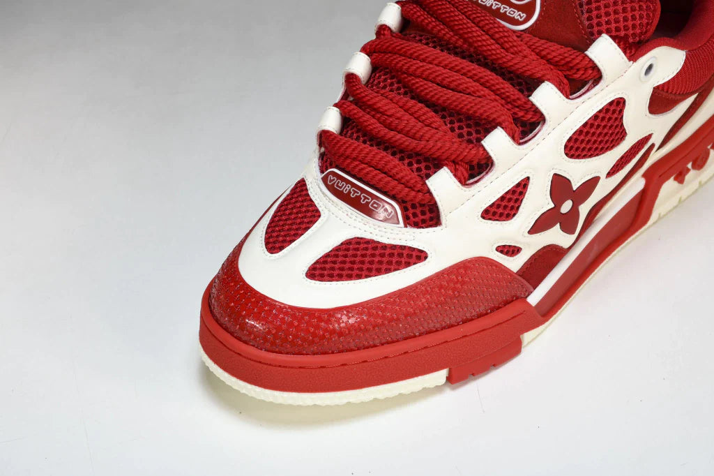 Tênis Louis Vuitton LV Skate Sneaker Red -  Com Caixa da LV